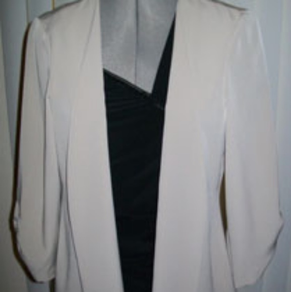 Beige Lightweight Top/Blazer - Picture 3 of 5